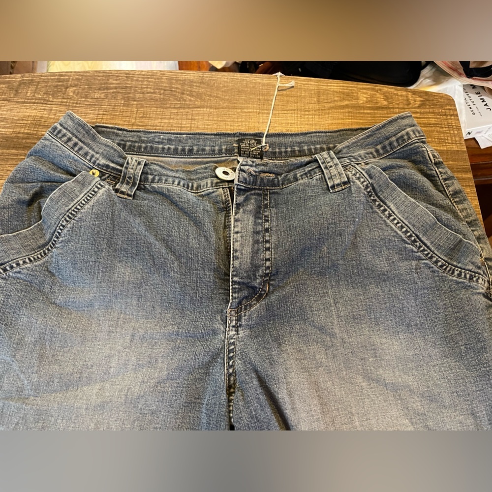 Jag jeans stretch, trouser like back pockets size 14